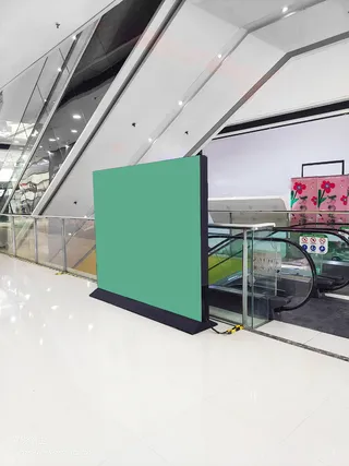 商场室内电梯场景海报样机