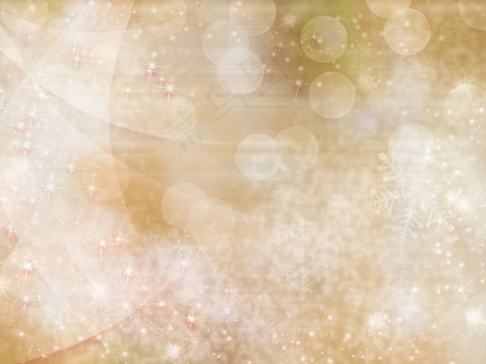 雪花黄色背景图片下载