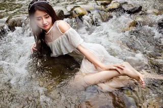 摄影图片人物美女模特照片