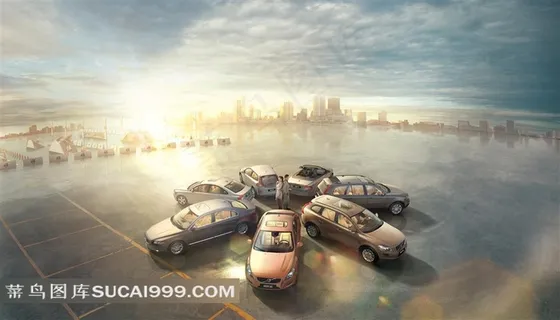 汽车销售创意海报图片素材