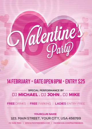 2.14情人节爱情psd模式