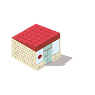 分析图素材图标集合景观建筑立面插画场景AI矢量图形设计