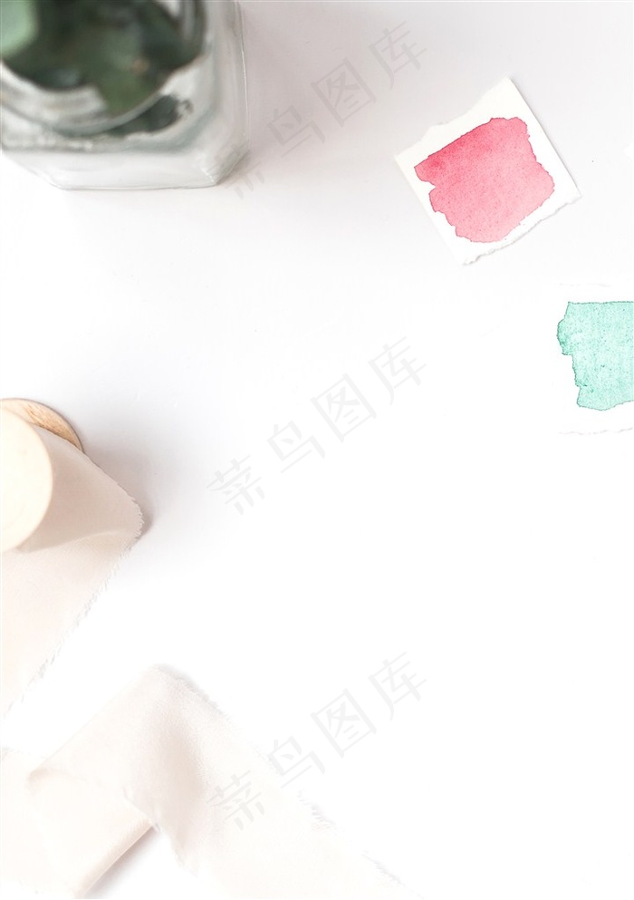 几种色卡和面带