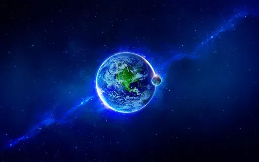 太空宇宙地球风景图片