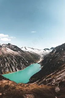 高山河流风景图片 高山河流风景图片
