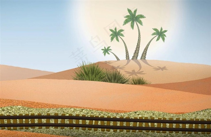 气候干燥炎热的沙漠