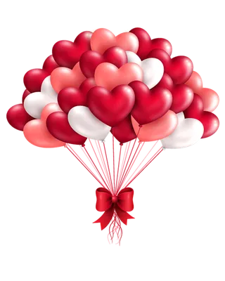 粉色气球爱心