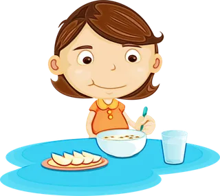 吃早饭卡通