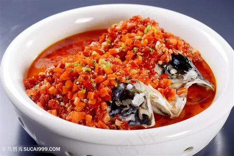 剁椒鱼头传统餐饮美食高清菜谱用图摄影 剁椒鱼头传统餐饮美食高清菜谱用图摄影
