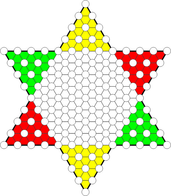 跳棋 棋盘 设计cdr矢量模版下载
