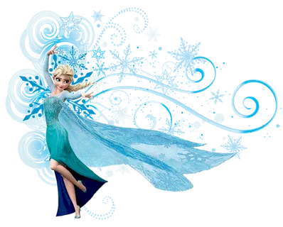elsa卡通素材