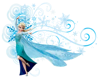 elsa卡通素材