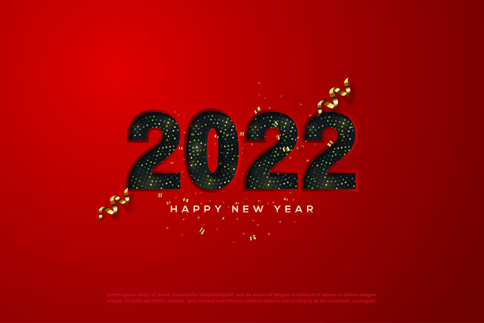2022创意艺术字体新年虎年圣诞节数字立体质感文字AI矢量设计素材eps,ai矢量模版下载