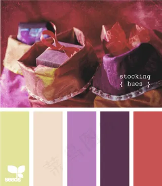 冬天系配色色卡色彩搭配