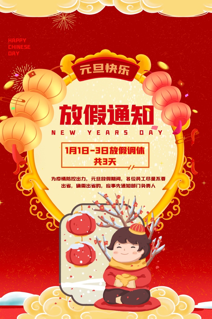2022元旦新年 新年主题图片psd模版下载