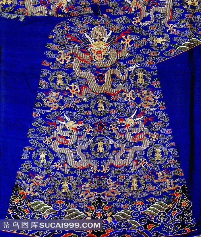 龙纹精美服饰图案