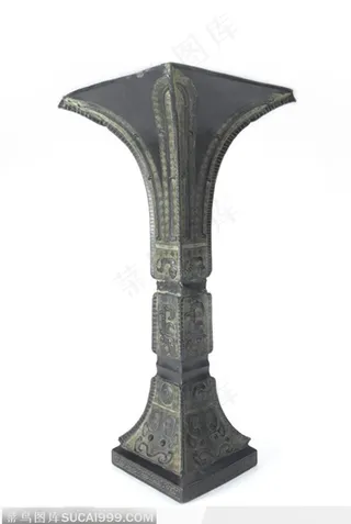 传统工艺品青铜器 花瓶