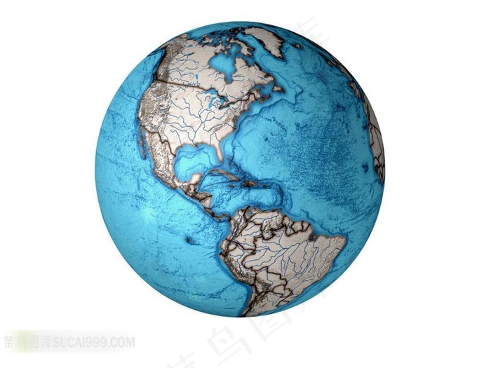 地球南白美洲素材
