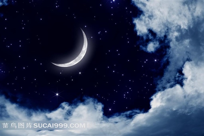 满天繁星的夜空图片