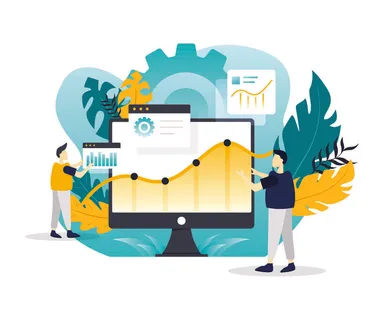 扁平化人物场景办公互联网等距ai矢量设计网页海报UI素材插画