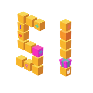 五一劳动节51劳动节字体艺术字3D立体字图片素材 png透明背景