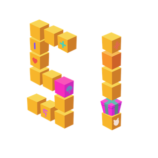 五一劳动节51劳动节字体艺术字3D立体字图片素材 png透明背景