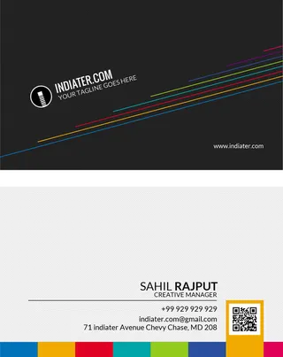 设计 创造 名片