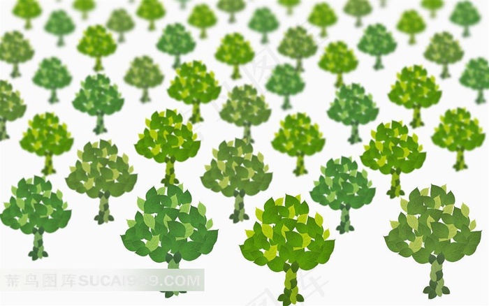 叶子树纹环保背景