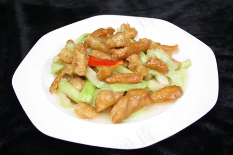 家常菜|美食|菜谱|菜单|0269老油条丝瓜 家常菜|美食|菜谱|菜单|0269老油条丝瓜