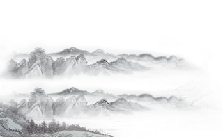 山水 水墨 山 风景 古风