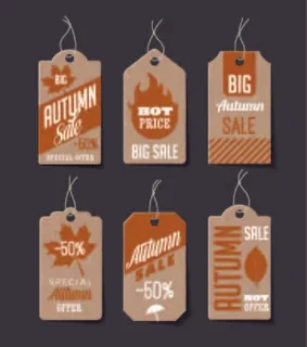 免抠促销吊牌标签