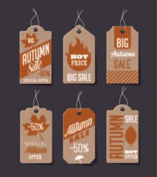 免抠促销吊牌标签