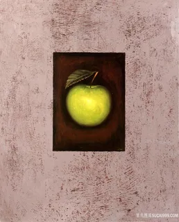 静物水果苹果油画