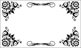 花纹边框古风