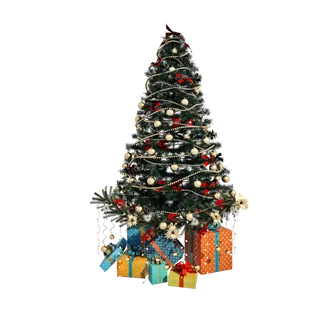 圣诞节平安夜圣诞树免扣素材圣诞元素