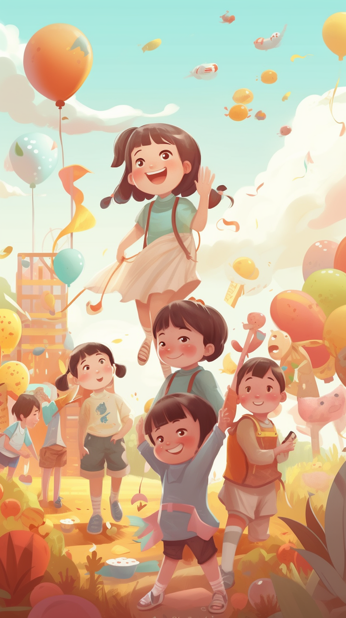 儿童 节日 快乐 热闹 开心