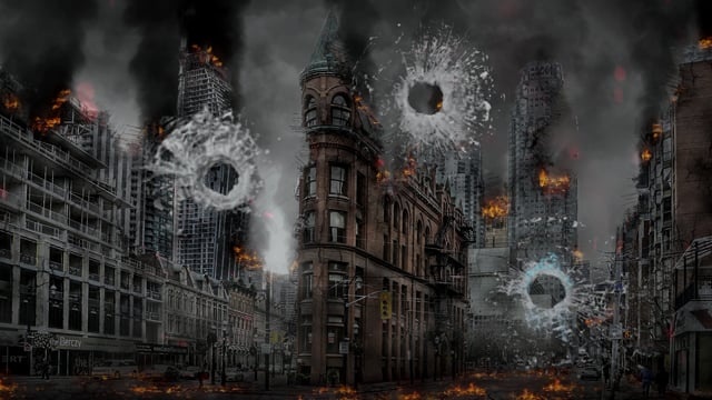 战争, 可怕的, 恐怖, 军队, 爆炸, 爬行