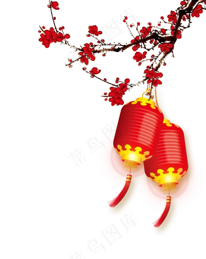 灯笼配景元素