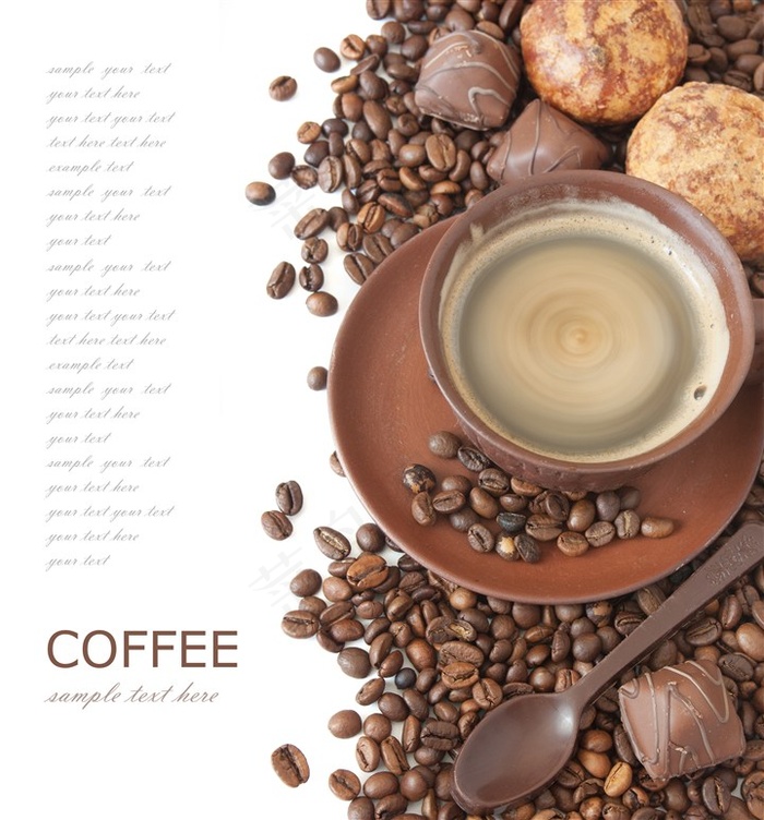 一杯美味的咖啡