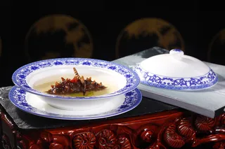 清汤虫草炖辽参