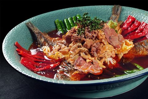 XCXC2083鸡杂煮生态鲫鱼