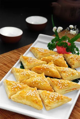 8榴莲酥美食素材