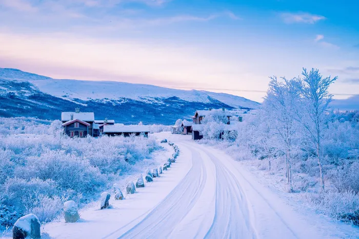 冬天雪景图片