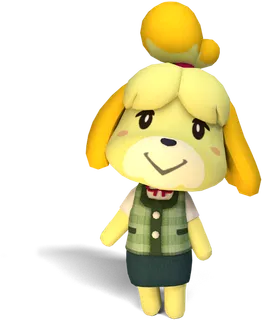 动森小狗立体素材卡通简笔素材