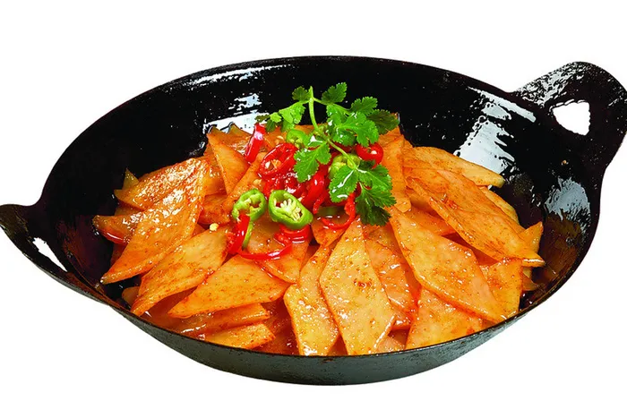 美味的家常干锅土豆片图片-第8张