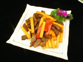 家常菜|美食|菜谱|菜单|0668南瓜牛柳条