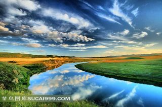 高清唯美蓝天白云风景图片