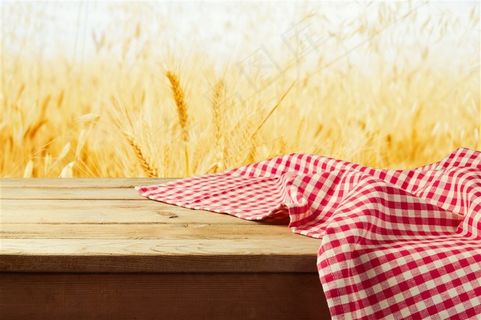 模糊背景与木板高清素材图片