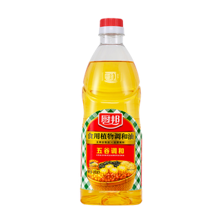 厨邦五谷调和油900毫升超市商品白底图免抠实物摄影png格式图片透明底