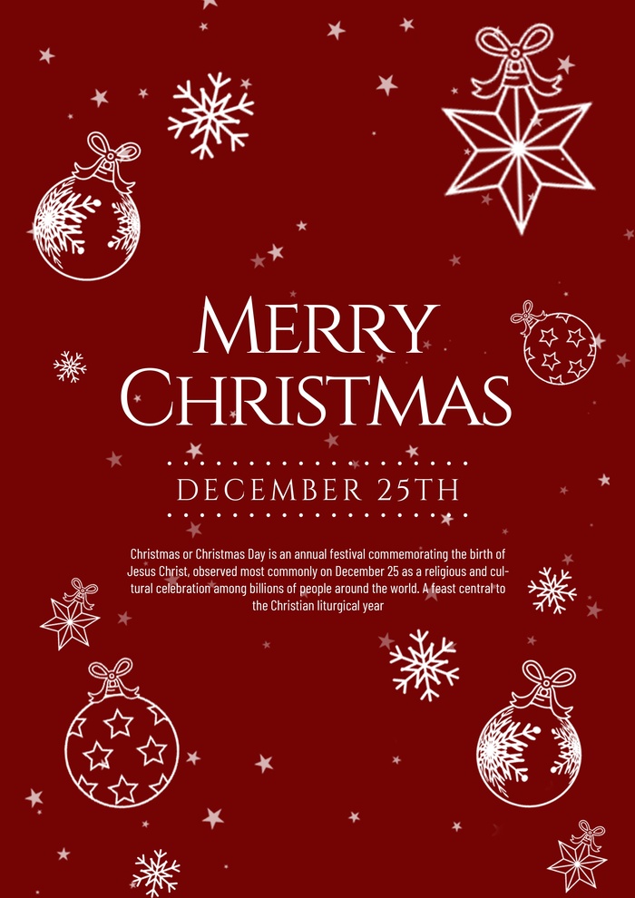 圣诞节圣诞树圣诞老人闪亮装饰电商促销折扣海报